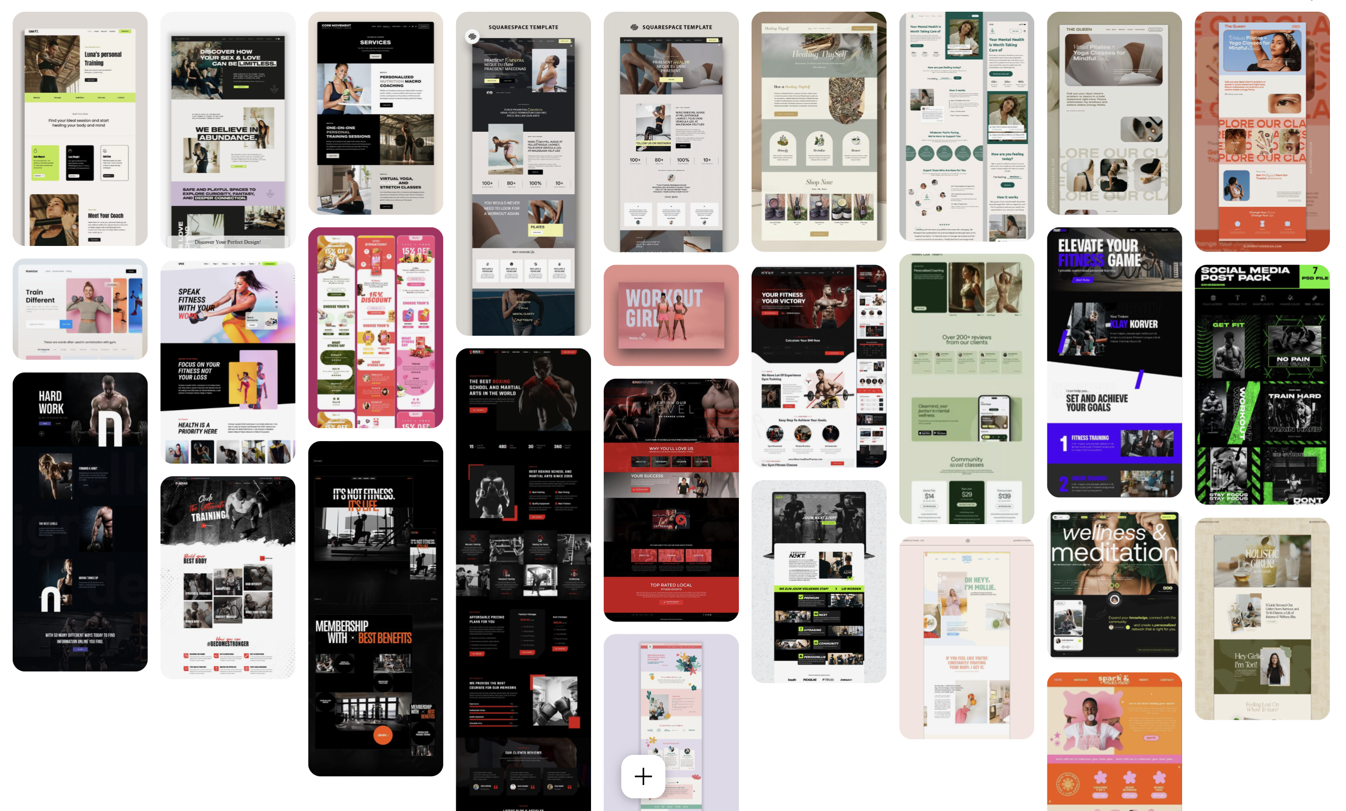 Pinterest mood board and inspiration